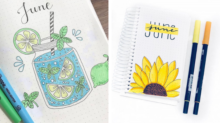 Beautiful June Bullet Journal Covers To Inspire You Juelzjohn