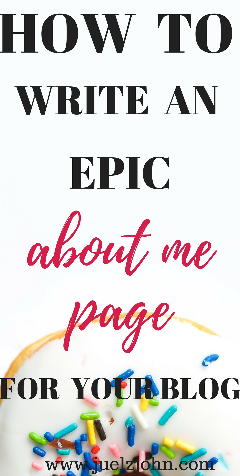 Howto write an epic aboutmepage