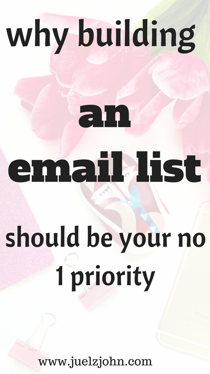 why you every blogger need to build an email list 