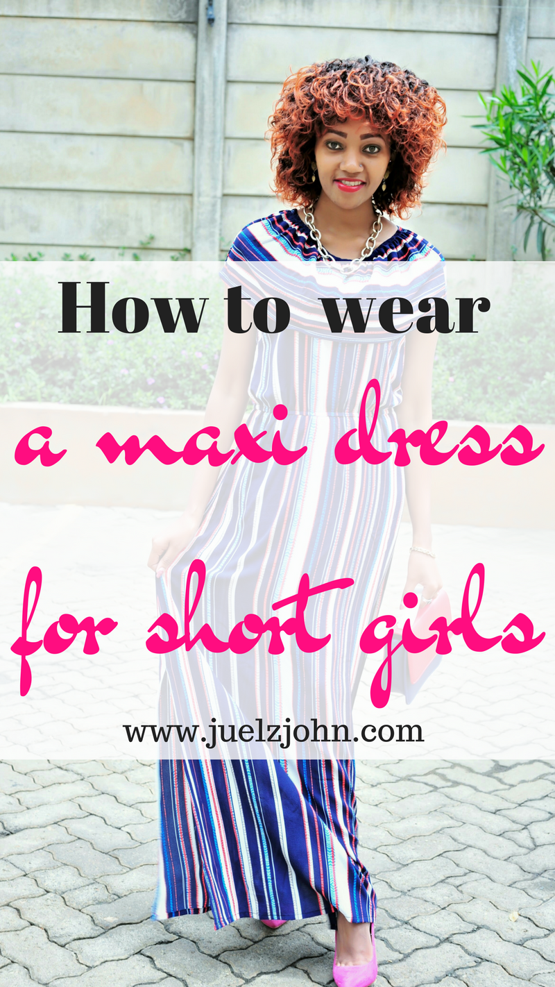 how to wear a maxi dress for short girls
