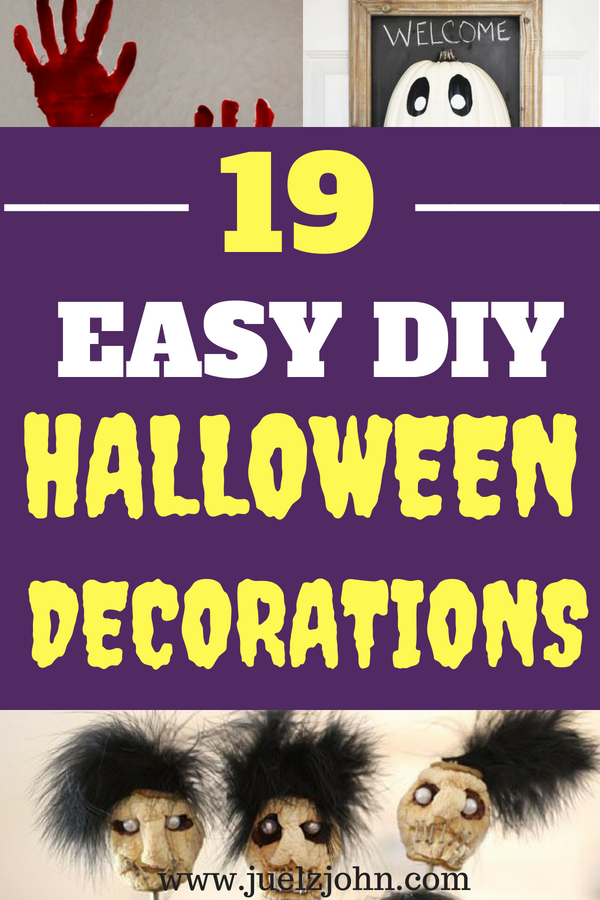 cheap diy halloween decorations