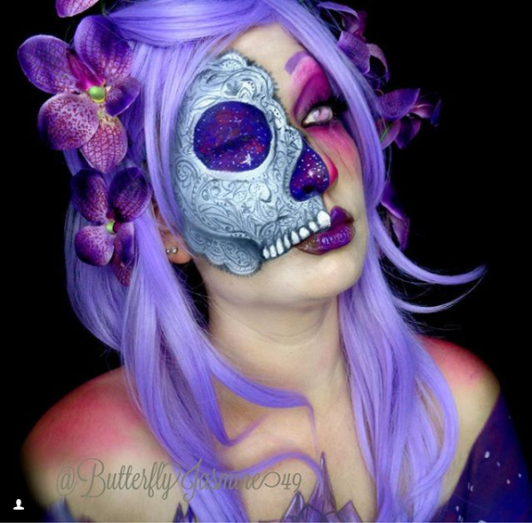 33 Simple Sugar Skull Makeup Looks Diy Halloween Makeup Ideas Juelzjohn 