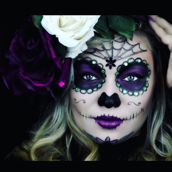 33 Simple Sugar Skull Makeup looks 2023 DIY Halloween Makeup Ideas