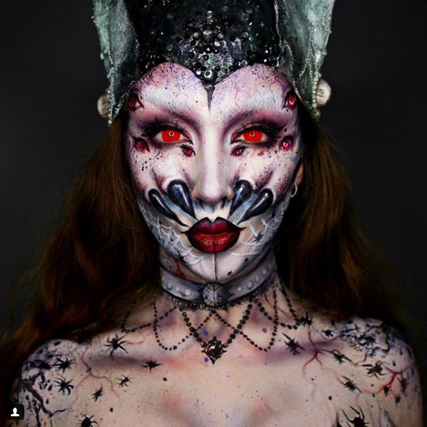 simple sugar skull makeup