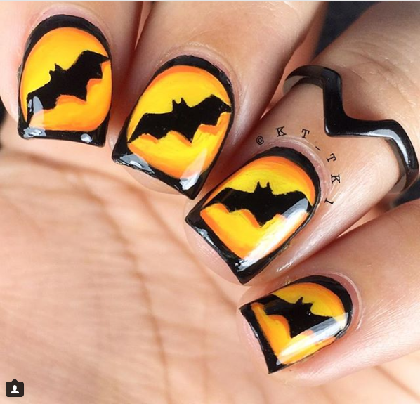 easy halloween nail art ideas