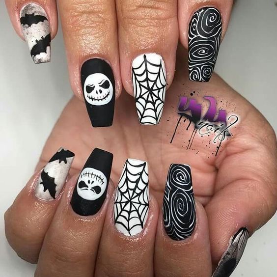 easy halloween nail art ideas