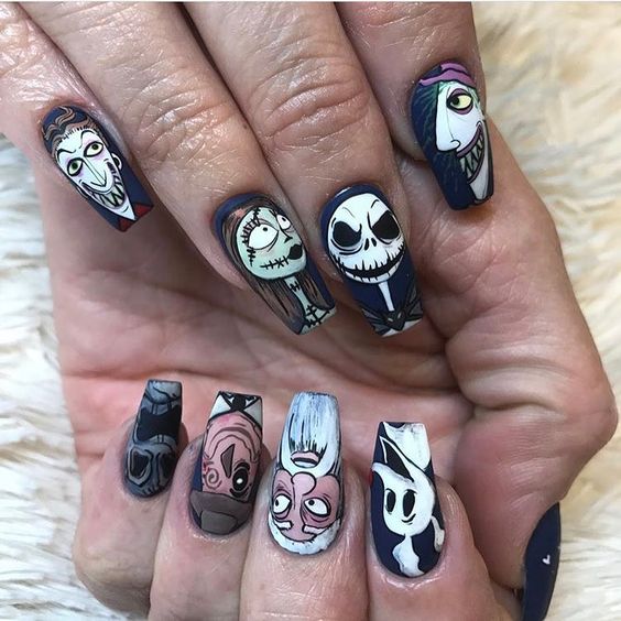 easy halloween nail art ideas