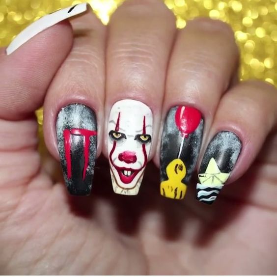 30 Easy Halloween Nail Art Ideas To Copy Now Juelzjohn