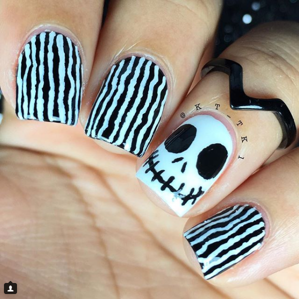 easy halloween nail art ideas