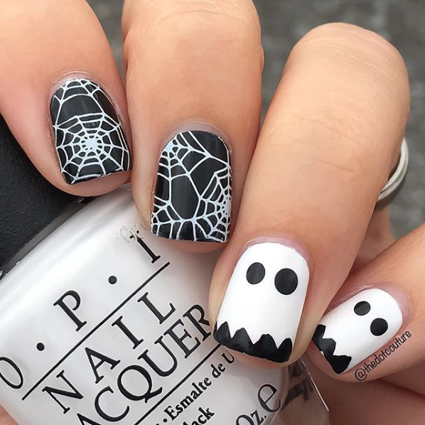 easy halloween nail art ideas