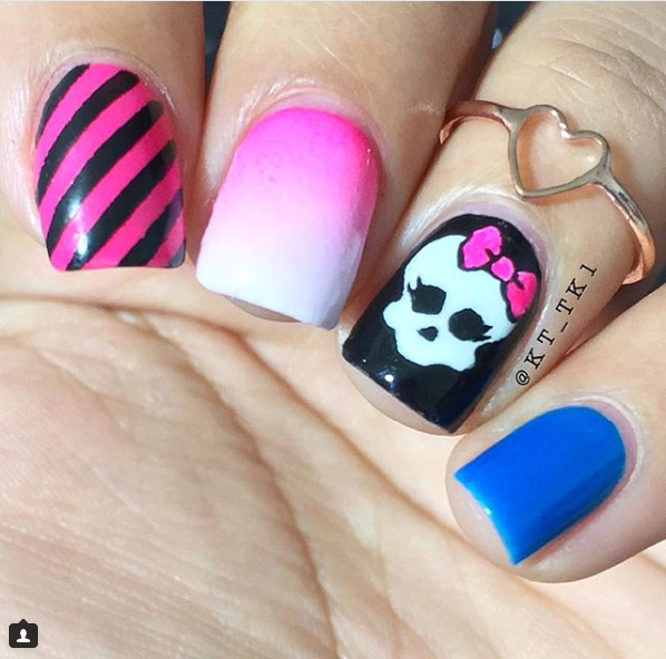 easy halloween nails art ideas