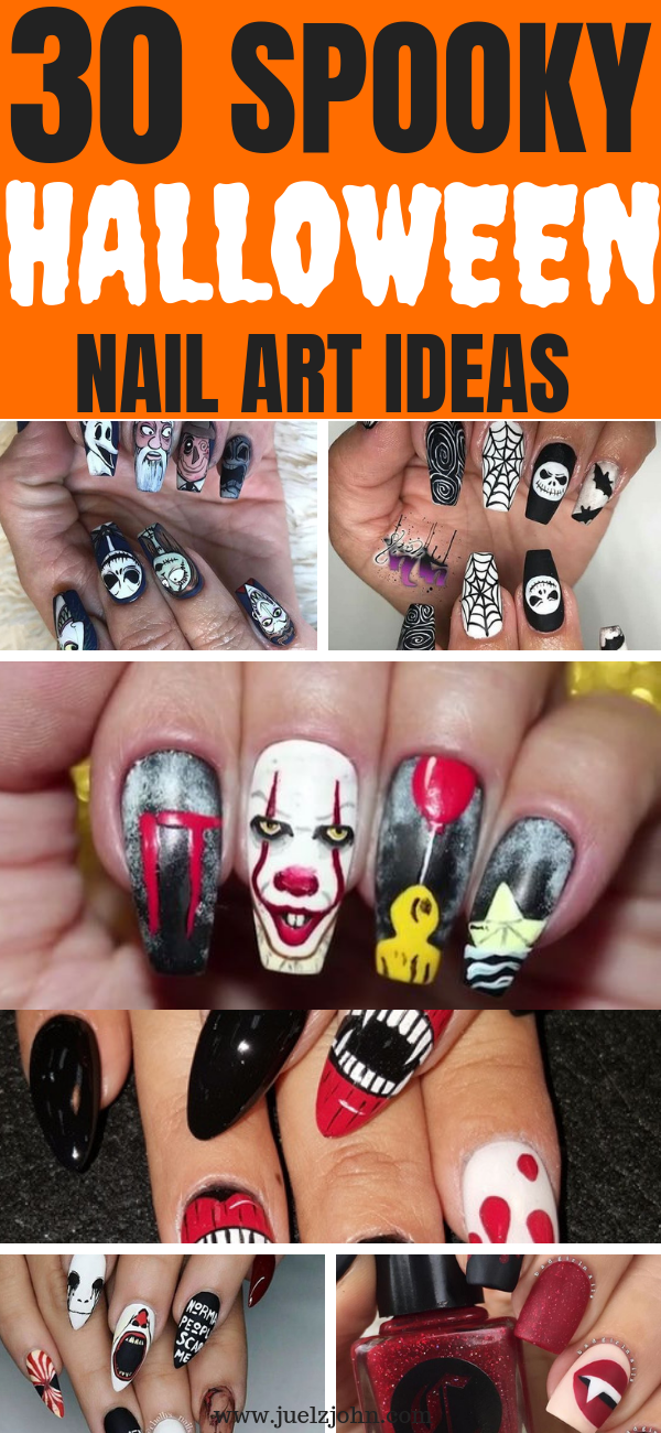 easy halloween nail art ideas