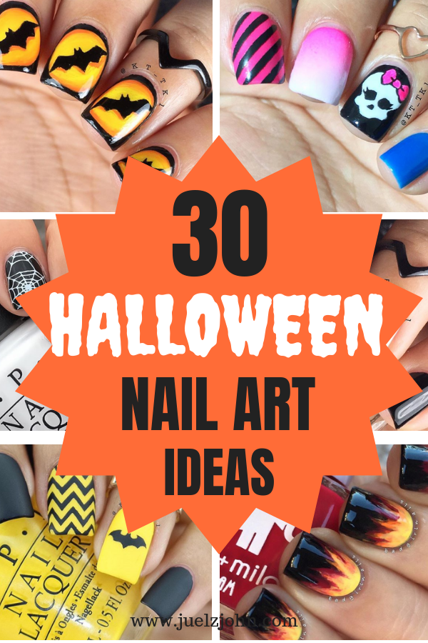 easy halloween nail art ideas