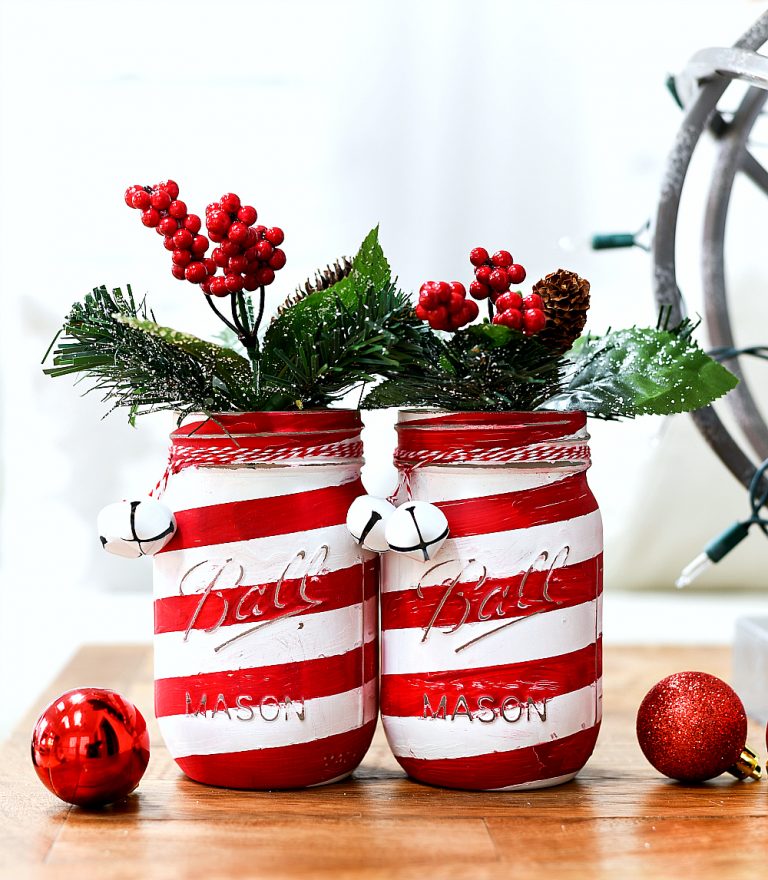 15 Fabulous And Festive Christmas Mason Jar Crafts to make this holiday ...