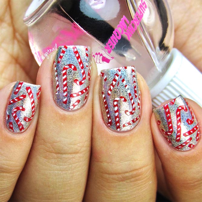 easy christmas nail art designs