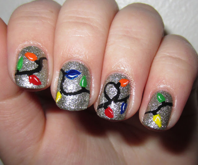 easy christmas nail art designs