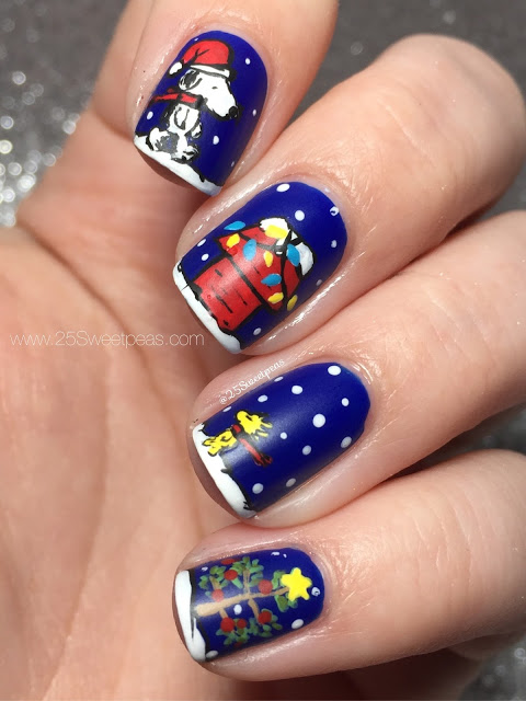 easy christmas nail art designs