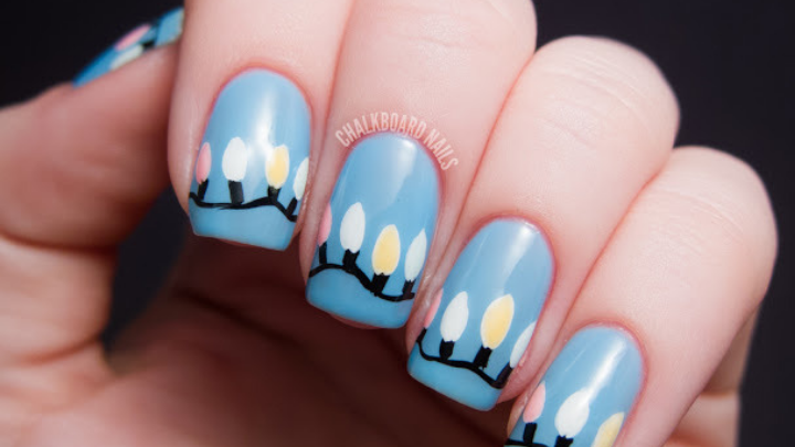 easy christmas nail art designs