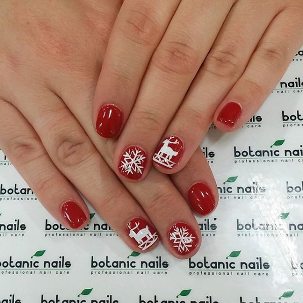 easy christmas nail art designs