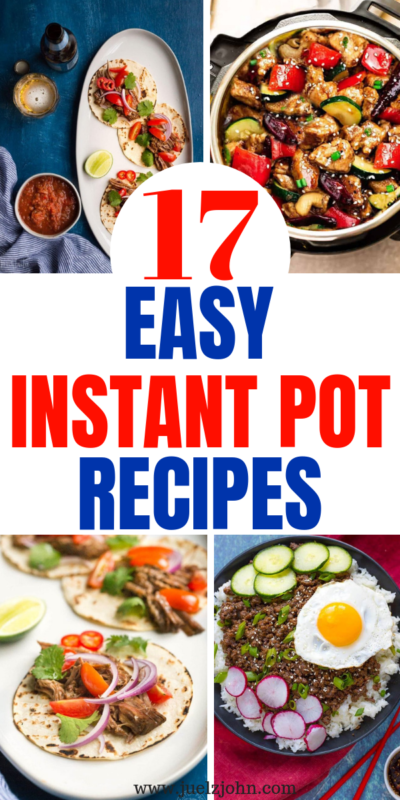 Healthy Instant Pot Recipes Perfect For Busy Nights. - juelzjohn