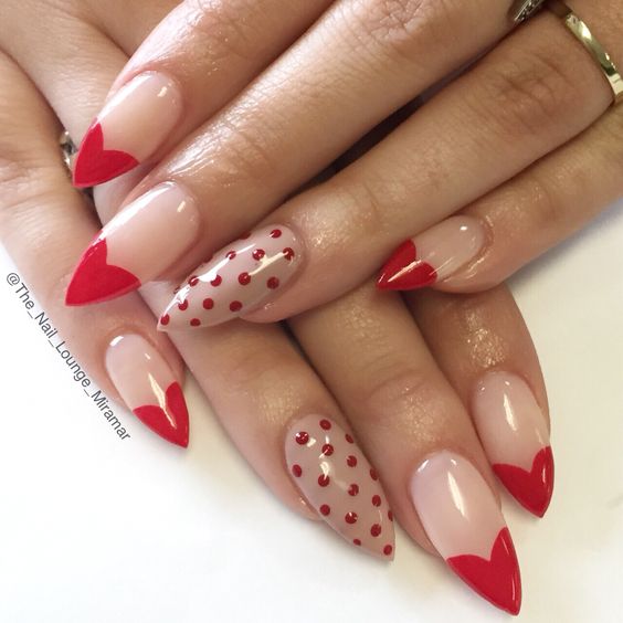 valentines nail designs