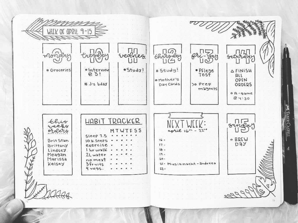 start a bullet journal