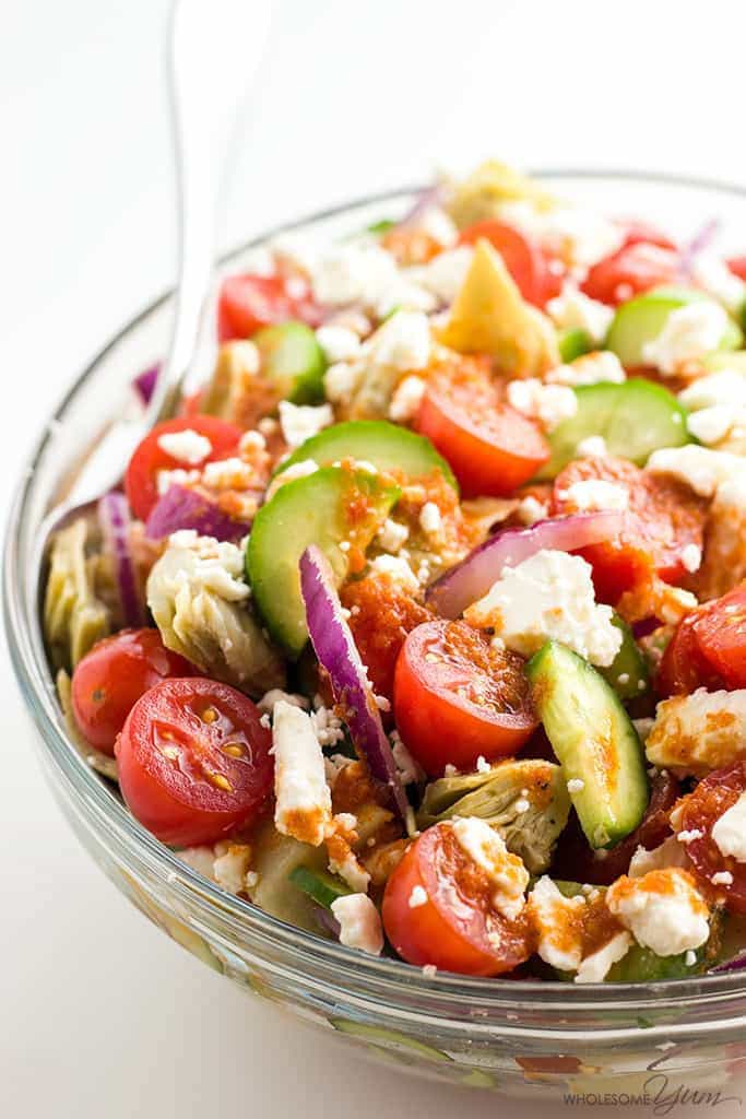 Keto salad recipe image