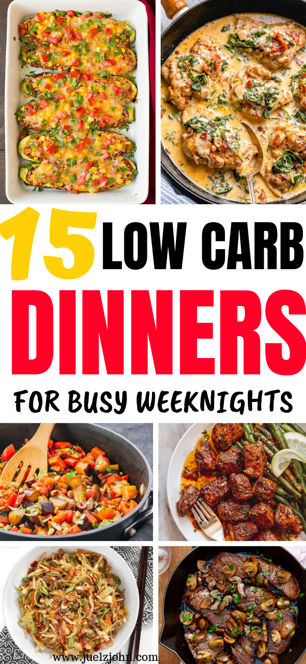 low carb dinner recipes