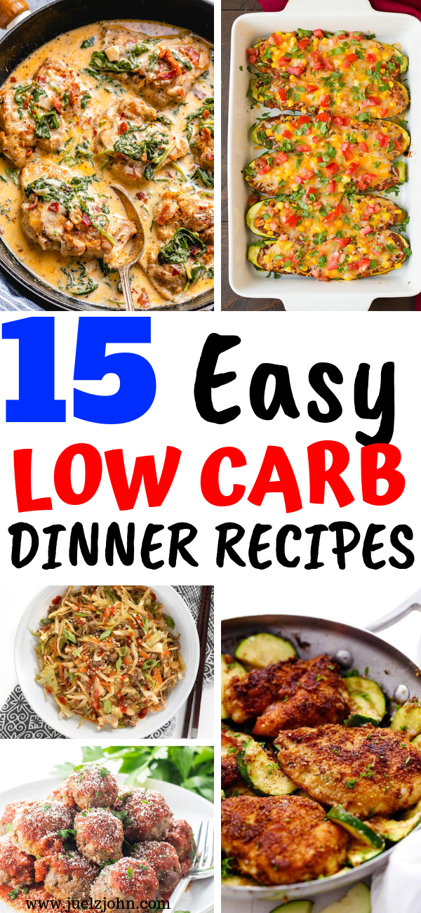 15 Delicious Low Carb Dinner Recipes Thatll Have You Salivating Juelzjohn