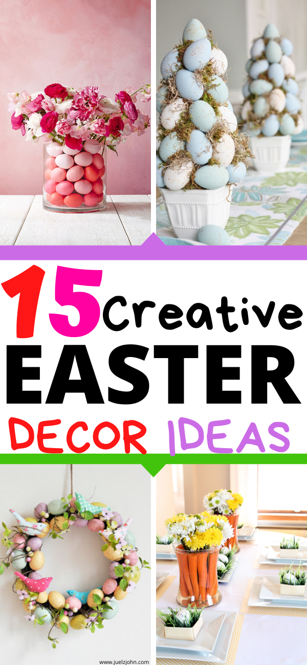 15 Easy Diy Easter Decorations Ideas You'll Absolutely Love - Juelzjohn