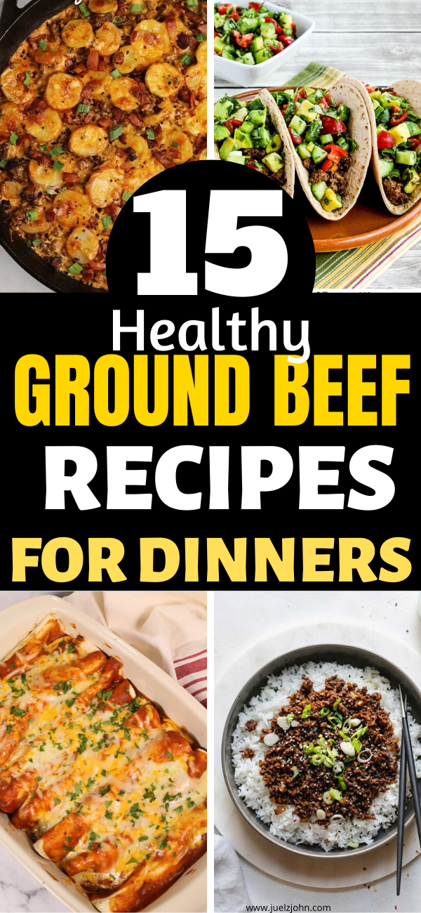 ground beef recipes for dinners