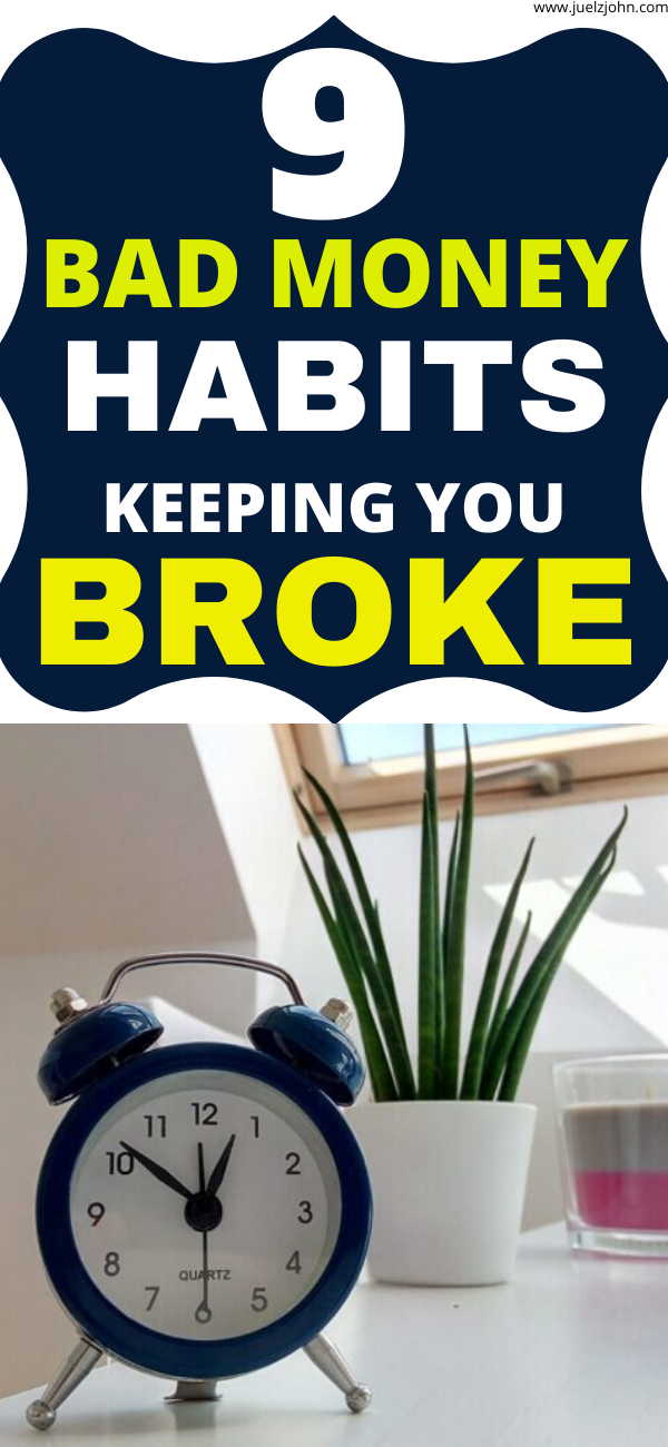 money saving tips to help you stop bad money habits