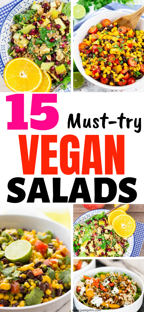 15 Healthy vegan salad recipes that'll keep you full for long. - juelzjohn