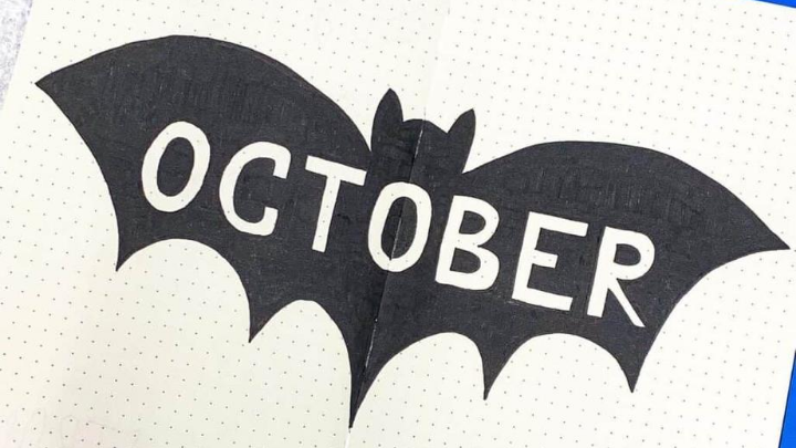 27 Bullet journal monthly cover ideas for October