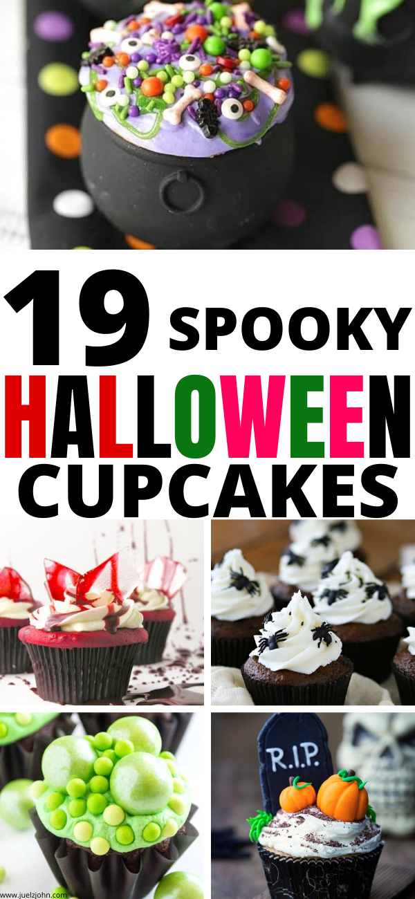 easy Halloween cupcakes