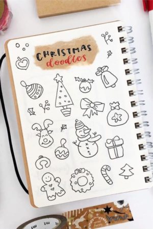 Christmas doodles