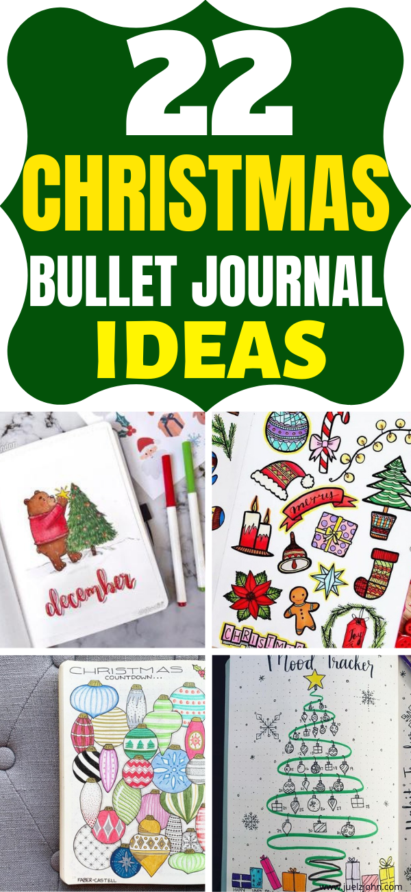 December Christmas bullet journal ideas