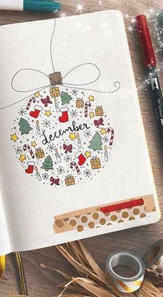 Christmas bullet journal ideas