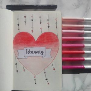 february bullet journal cover ideas