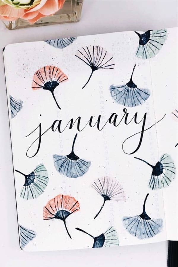 january bullet journal