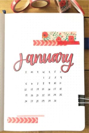 39 Best January bullet journal cover spreads - juelzjohn