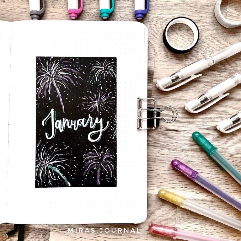 bujo monthly cover ideas