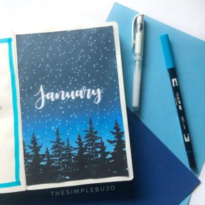 January bujo