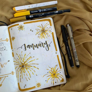 39 Best January bullet journal cover spreads - juelzjohn