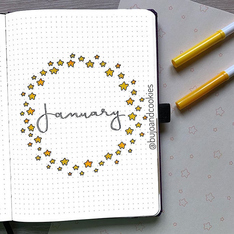 January bujo ideas