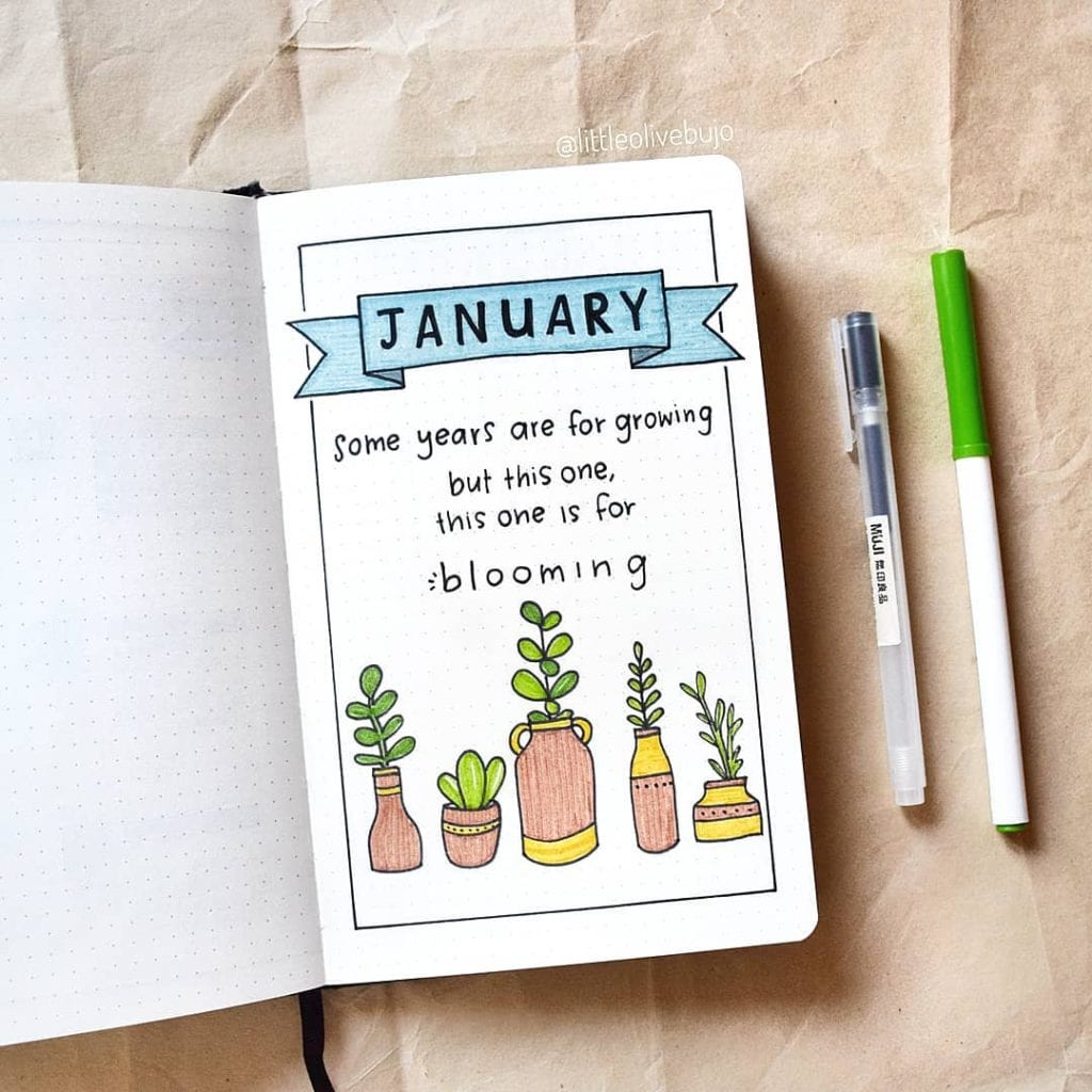 37 Beautiful January Bullet Journal Ideas to Inspire You (2024) — Wander  Her Way