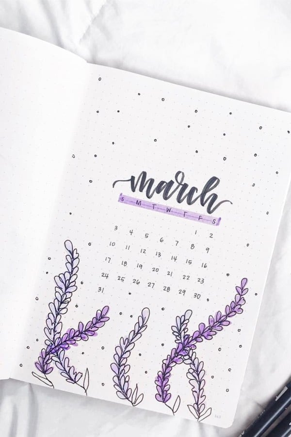 march bullet journal covers