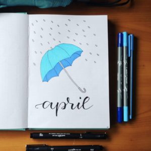 21 April bullet journal cover pages for 2024 to inspire you - juelzjohn