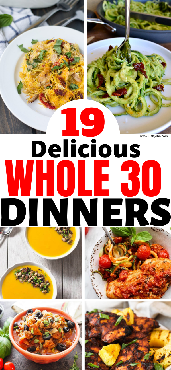 whole30 dinner recipes