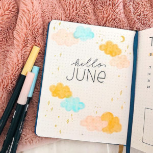 23 Beautiful June bullet journal covers to inspire you - juelzjohn